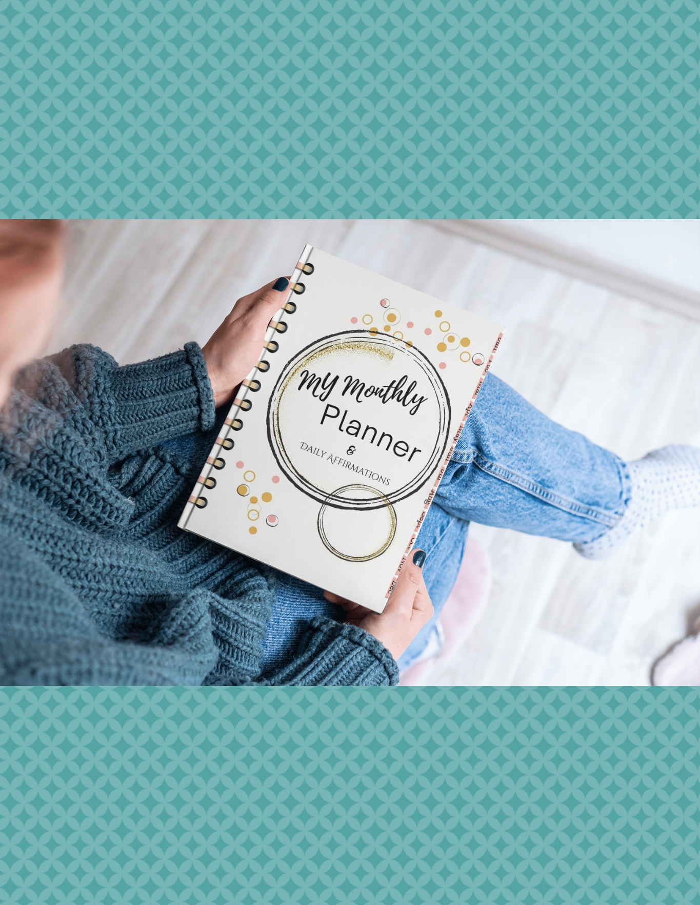 My Monthly Planner & Daily Affirmations – Your Space for Clarity, Confidence, and Growth